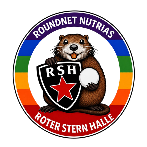 Roundnet Nutrias Roter Stern Halle